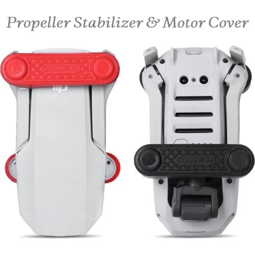 2 in 1 Propeller Stabilizers Motor Cover Scratch-proof Soft Silicone Propellers Motor Protector for DJI Mini 2 Mavic Mini