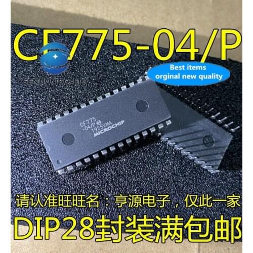 5PCS CF775-04/P CF775 DIP28 8-bit microcontroller IC 8-bit microcontroller chip in stock 100% new and original