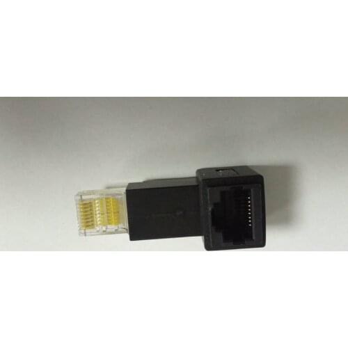 500pcs Up Down Left Right Angled 90 Degree 8P8C FTP STP UTP Cat 5e RJ45 Lan Ethernet Network extension Male to Female New