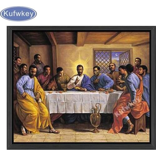 Diamond Painting of jesus christ Diy Square Full Diamond Embroidery Last Supper Rhinestones Cross Stitch Kits Mosaic Handicrafts