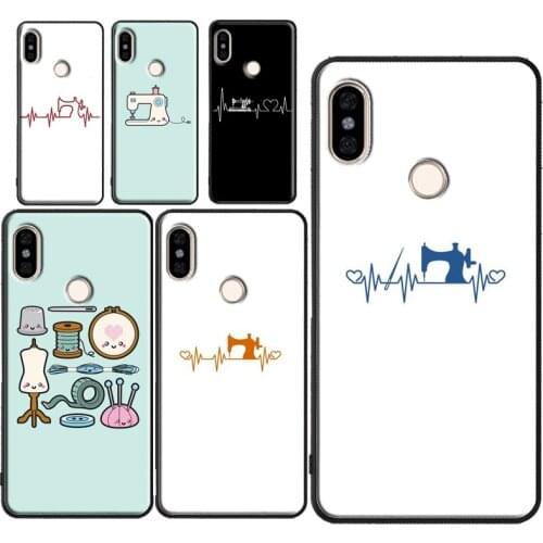 Heart beats for sewing machine Case For POCO X3 Coque For Redmi Note 9 Pro 8 7 8T 9S 9A 9C For Mi Note 10 Lite 9T A3