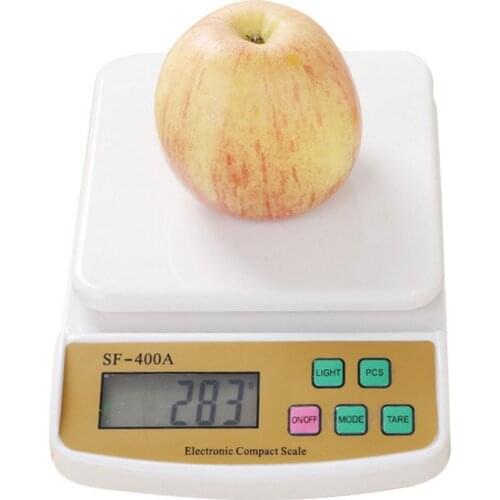 10Kg/1g Kitchen Scale Digital Electronic Kitchen Food Scales Measuring Tool Slim LCD Digital Electronic Weighing Scale