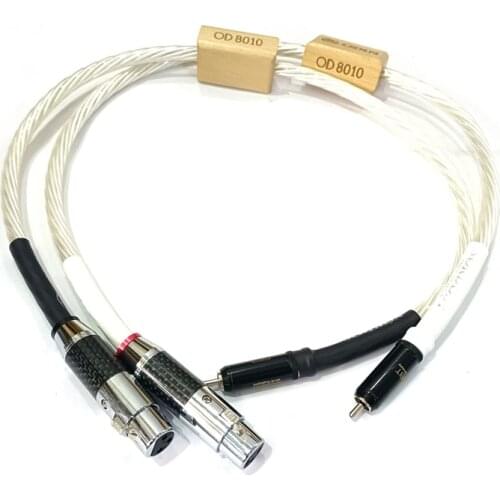 Hi-End Odin Silver Plated Shield Hifi Data Cable RCA to XLR Male/Female Audio Cable Extend Cord Wire