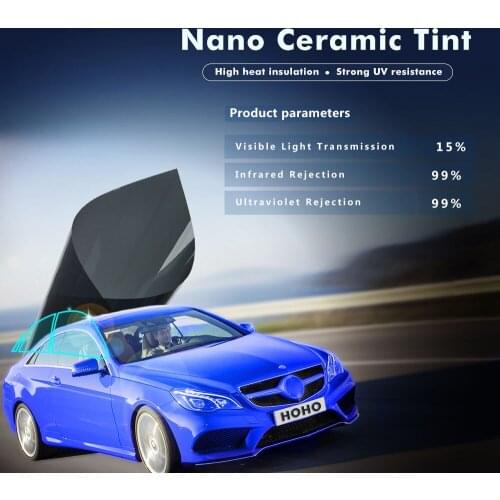 HOHOFILM 50cmx300cm 5%VLT Solar Tint Window Film car tint car-styling Auto Car Tint Vinyl Solar Tint Protection Summer