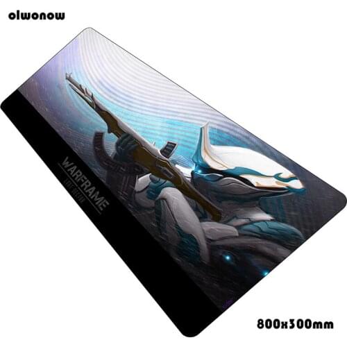 Warframe mousepad gamer New arrival 800x300x2mm gaming mouse pad desk notebook pc accessories laptop padmouse mat