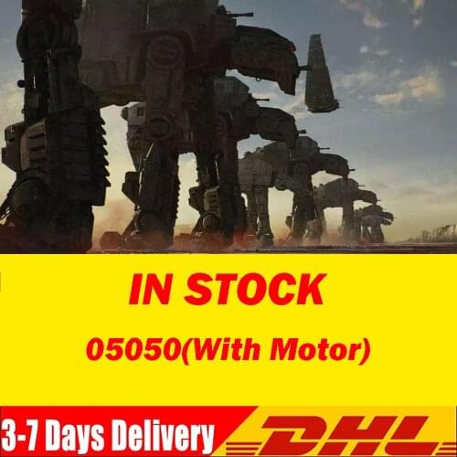 IN STOCK Star Plan Motorized 81052 Walking AT-AT Model Building Blocks Assembled Bricks Toys Kids Birthday Gifts 05050 10178