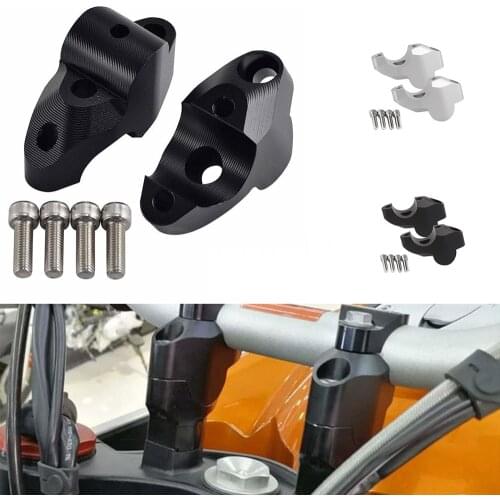 Motorcycles CNC Aluminum Accessories Handle Bar Riser Mount Clapms For KTM 1290 Super Adventure Duke GT R S T 1090 Adventure