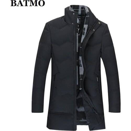 BATMO 90% white duck down jackets men,mens winter trench coat ,plus-size L-8XL 1658