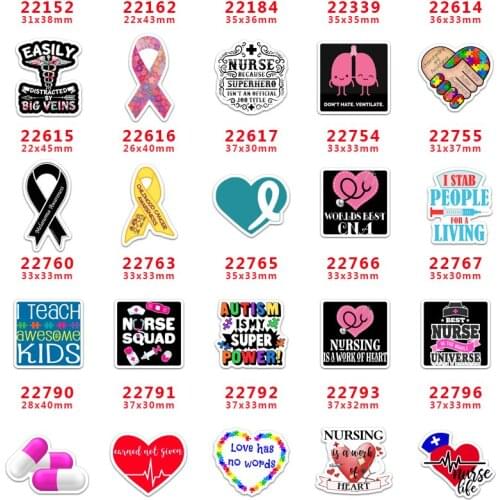 2020 new arrival Free shipping 30 pcs/package printed resin planar flat-back resins for Hair Bow Decoration PR22152