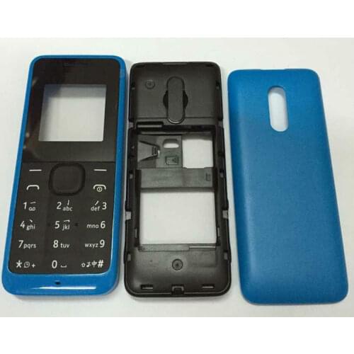 New Full Body Housing Cover Case with Keypad for Nokia 105 1050 Rm1133 Rm-1133 Rm1134 Rm-1134 & Open Tools