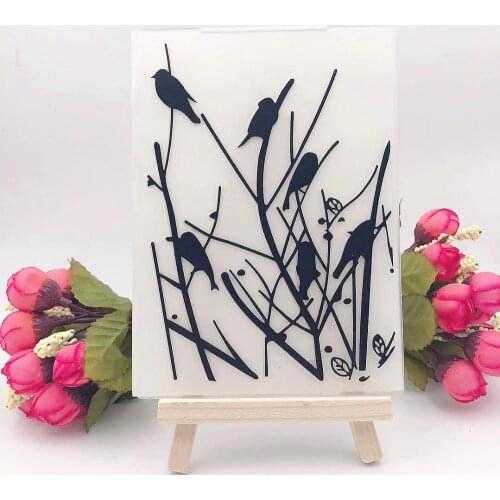 PANFELOU Wheat ears Embossing folders Plastic For Scrapbooking DIY Template Fondant Cake Photo Album Card Making