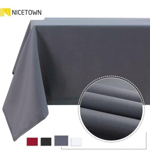 NICETOWN Rectangle Tablecloth for Rectangle Tables Washable Tablecloth Table Cloth Indoor Picnics Potlucks Party or Everyday Use