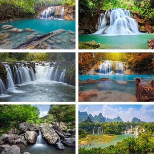 Scopiso Beautiful scenery Vinyl Photography Backdrops Waterfall theme Photocall Photographic Background For Photo Studio Props