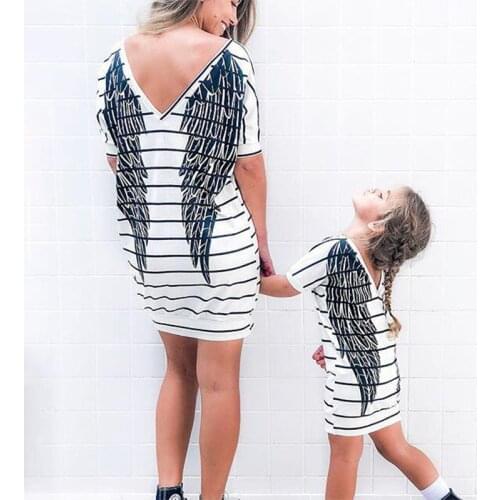 SUMWADI Matching Dresses For Mom And Daughter