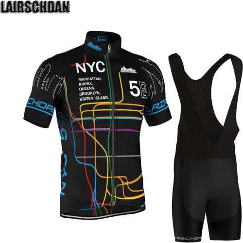 Bike Clothing Men Cycling Jersey Set NYC Short Sleeve Bicycle Shirt Mtb Suit Racing Clothes Man Conjunto De Ciclismo Masculino