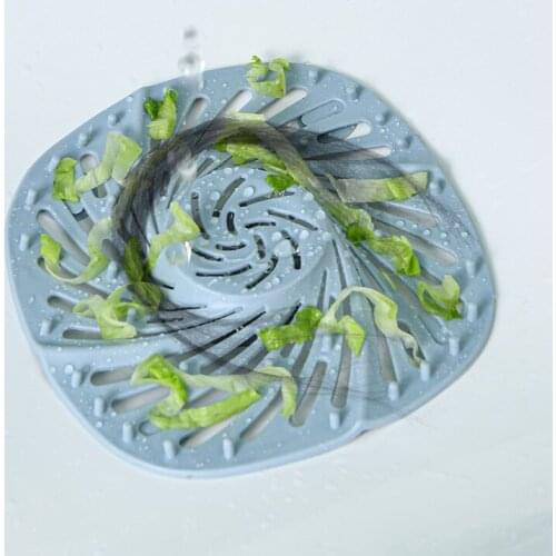 Anti-blocking Hair Bathroom Kitchen Washbasin Drain Hair Catcher Bath Stopper Plug Sink Strainer Filter Kitchen Accessory