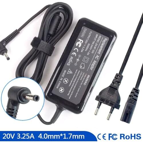20V 3.25A Notebook Ac Adapter Charger for Lenovo Ideapad 710S-13 Miix 510-12ISK 80U1 310-15ISK 80SM 310-15IAP 80TT