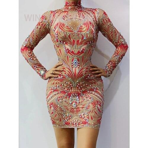 Sexy Silver Glitter Wrap Hip Women 2021 Sequin Mini Bodycon Dress Autumn Winter Skinny Long Sleeve Party Dress Mesh Tunic