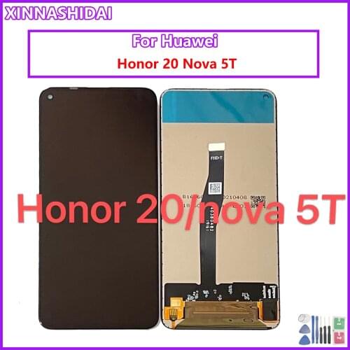 For Huawei Nova 5T Nova5T LCD Display Touch Screen Digitizer Assembly Parts For Huawei Honor 20 Honor20 LCD