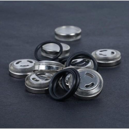 1pcs/4pcs 18mm Motorcycle Master Brake Cylinder Reservoir Sight Glass with Rubber Gasket for Motorbike Brake Clutch Levers