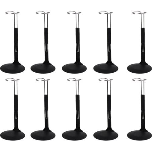 10Pcs 1/6 Display Stand Base for 12'' Soliders Action Figures Dolls 3.9-5.5