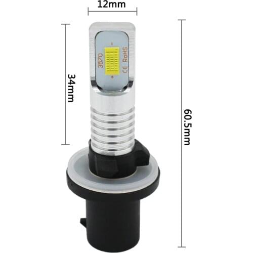 12V High Power 6500K White 2-SMD 880 LED Replacement Bulbs For Car Fog Lights Car DRL Lamp Daytime light