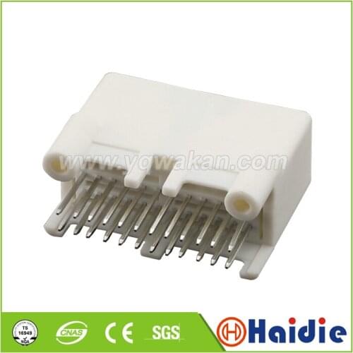 2sets 24pin auto car plastic electric housing plug wiring cable pcb pin connector 1376111-2