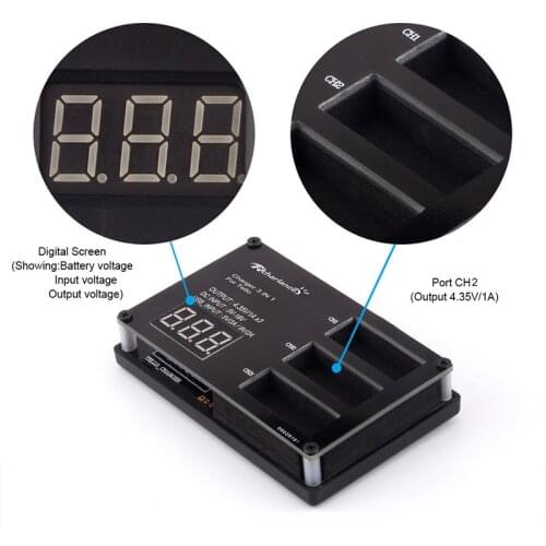 Rcharlace For dji hub Tello flight Battery Accessories 3 in 1 for Tello Battery Charger