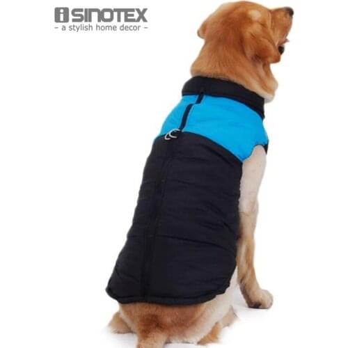 Brand New Big Dog Vest Pet Clothes Winter Coat For Pets Sleeveless Warm Waterproof Nylon Jacket