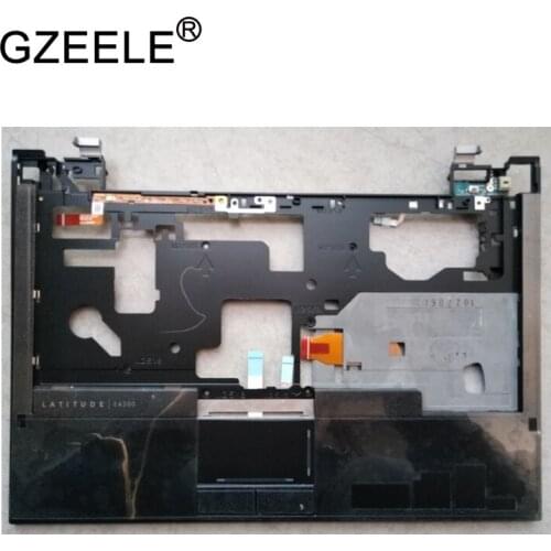 GZEELE New Laptop LCD TOP CASE For DELL LATITUDE E4300 Palmrest Keyboard Bezel Cover Upper Case Assembly black with Touchpad