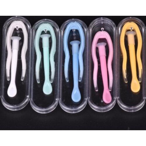 Colorful Contact Lenses Inserter Tweezers Remover Suction Stick Eyes Care Tool Kit Clip Contact Lenses Inserter