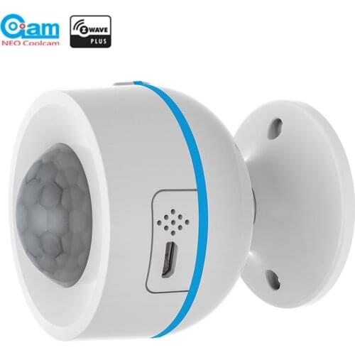 NEO Coolcam Z-Wave PIR Motion Sensor +Temperature Detector Compatible Zwave System 300 Series and 500 Series Home Automation
