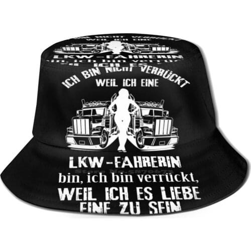 Lorry Truck Driver Sexy Wife Gift Flat Top Breathable Bucket Hats Trucks Mrs Professional Driver Drivers Driver Truck Driver