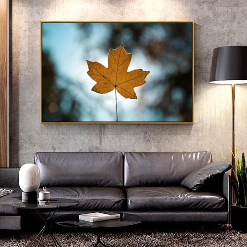 Forbeauty Oil Canvas Painting leaf_autumn_maple For Home Decoration Wall Art