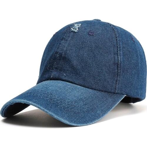 Washed Cotton Baseball Cap Fashion Retro Hole Hip Hop Caps Unisex Adult Summer Hats For Women Men Sun Hat Casquette Gorras 2021