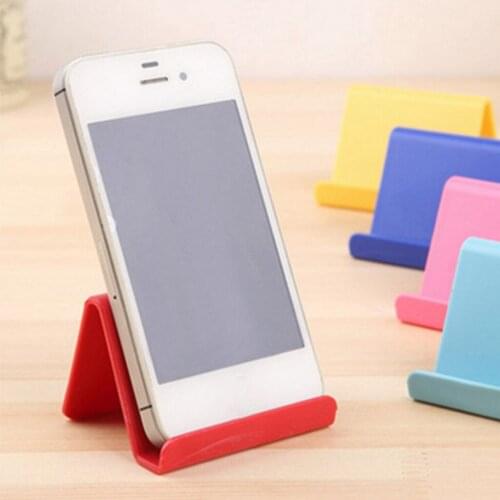 Mini Portable Mobile Phone Holder Desktop Fixed Mobile Phone Holder Desk Holder Mobile Phone Holder for All Mobile Phone
