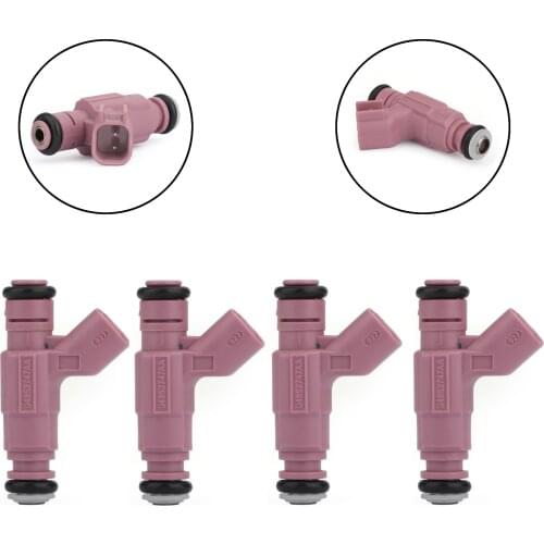 Artudatech Set of 4 Fuel Injectors For Neon for Chrysler PT Cruiser 2.4L Turbo 2003 0280156030 04852747AA 0280156030