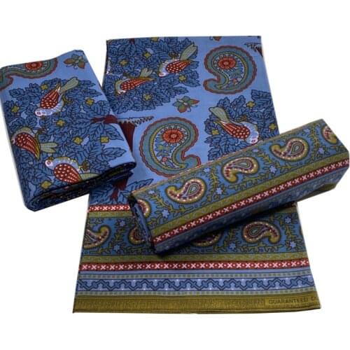 Real Ankara African Printed Cotton Fabric By The Yard Veritable Wax Quality Fabrics Textile For Dresses 100%Breathable VL 1163