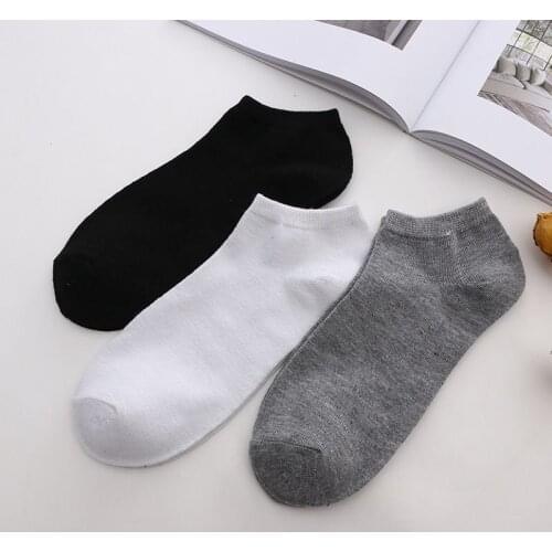 10 Pairs Women Socks Breathable Sports Socks Solid Color Boat Socks Comfortable Cotton Ankle Socks