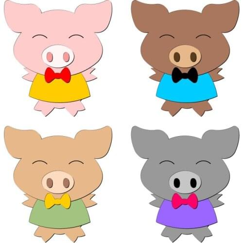 New Cartoons Wooden Die Scrapbooking C2796 Cutting Dies Multiple Sizes Compatible with most die cutting machines