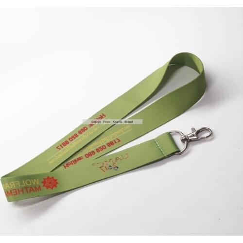 Muuge Wholesale design logo Neck Strap Lanyards for keys ID Card Gym Mobile Phone USB badge holder Custom Hang Rope Lanyard