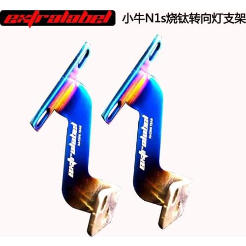 For Niu N1sngt Front Steering Lamp Bracket Refitted Titanium Burning