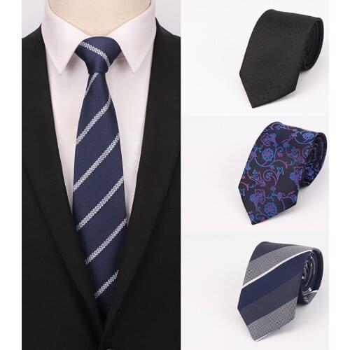 SHENNAIWEI 8cm neckties jacquard ties striped tie gifts for men gravatas para homens suit accessories