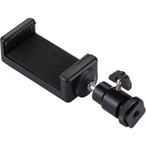 SLR Hot-Metal Head + Mobile Phone Holder 1/4 Screw Interface Universal Ball Hot-Head Mobile Tower Support Photographic equipment