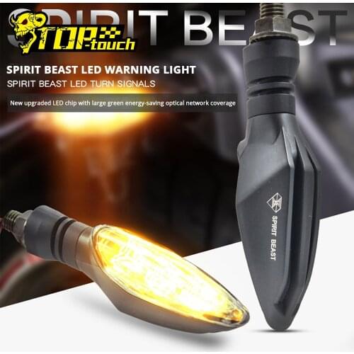 SPIRIT BEAST Motorcycle Turn Lights Modified Car Waterproof Turn Lights LED Direction Lights Decorative Lights