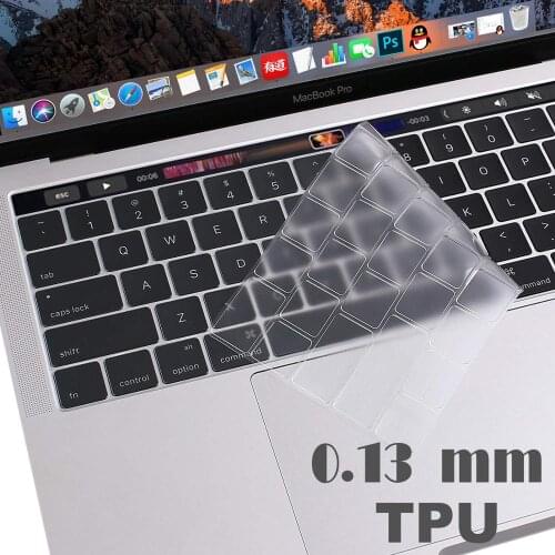 0.13mmTPU For Apple Macbook pro13/11Air 13/15 Retina12inch All keyboard cover Ultra-thin case clear protecter film EU/US pro16