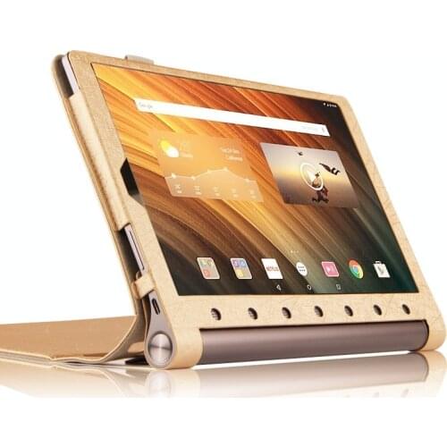 Ultra Slim Luxury Silk Stand Folio PU Leather Cover Magnetic Case For Lenovo YOGA Tab 3 Pro 10 X90 YT3-X90F/L/M X90F X90L X90M