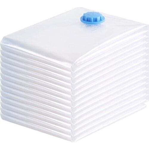 Vacuum Bag Storage Bag Home Organizer Transparent Border Foldable Clothes Organizer Seal Compressed Travel Saving Space Bag