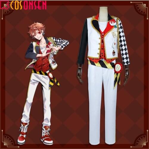 Twisted Wonderland Ace Tra Cosplay Costume Ace Trappola Wonderland Theme Adult Uniform Halloween Carnival Costume COSPLAYONSEN
