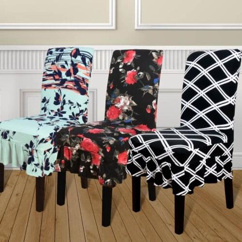 High Quality Elastic Stretch Slipcovers Dining Room Chair Cover